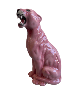 ROSIE 86CM CERAMIC PANTHER SCULPTURE