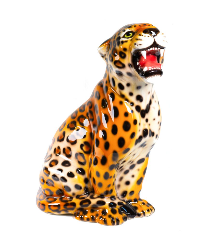 ◆RIETI◆ LEOPARD BIANCA RT 4045 C2 Leopard Print Cat Eye Sunglasses With Black Temple