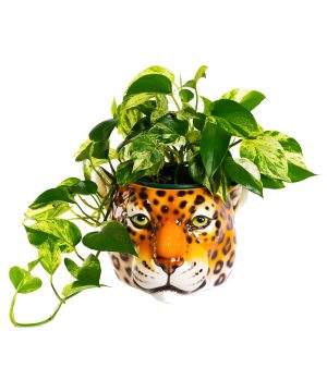 Ceramic Leopard M Planter