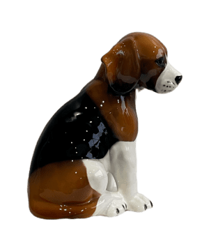 CAMI 30CM CERAMIC BEAGLE SCULPTURE