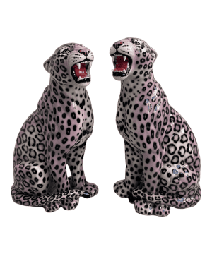 EVELINA CERAMIC LEOPARD SET