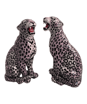 EVELINA CERAMIC LEOPARD SET