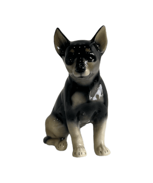 JEFFERSON 30CM CERAMIC CHIHUAHUA SCULPTURE
