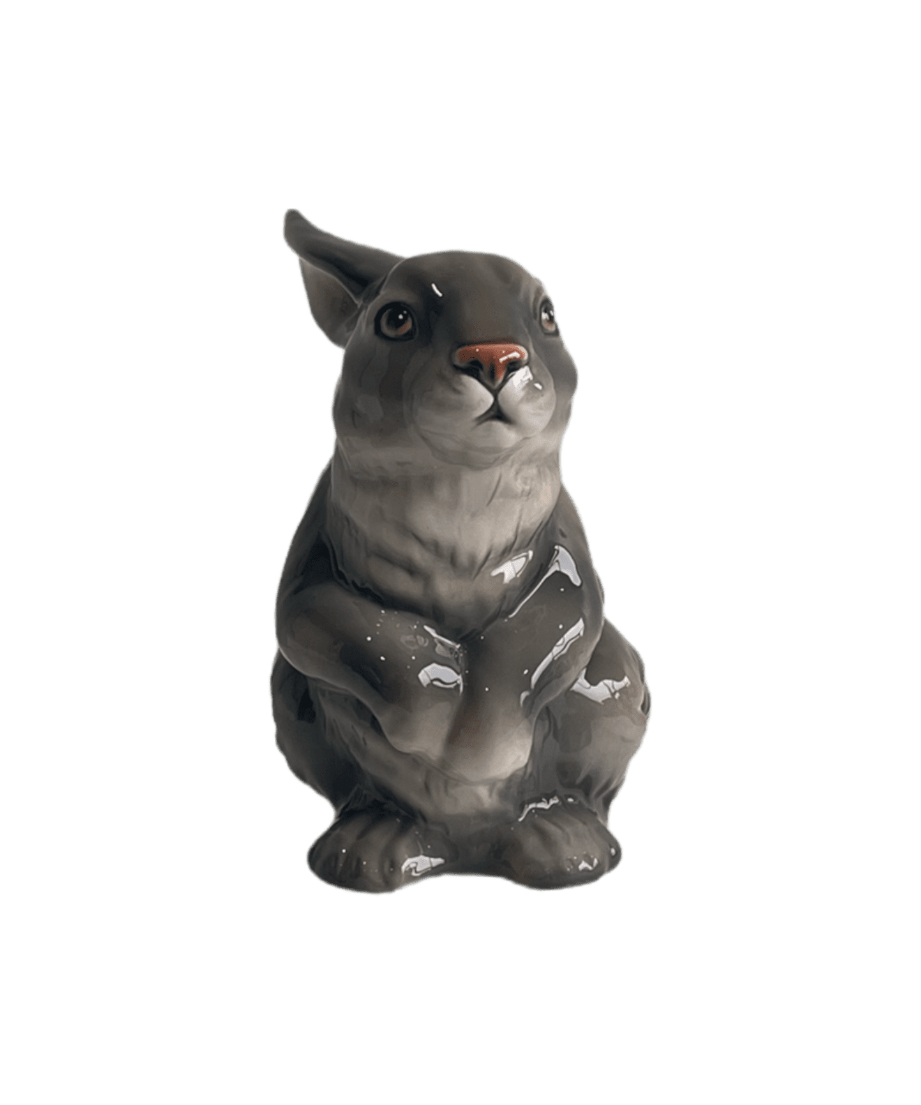 PETER 30CM CERAMIC RABBIT SCULPTURE | House Of Leopard
