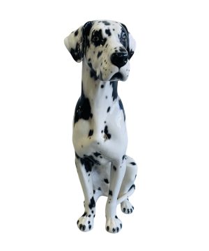 MR ADAMS EARS DOWN 105CM CERAMIC GREAT DANE SCULPTURE