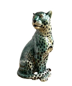 JADE PRINCESS 88CM GREEN CLOSED MOUTH LEOPARD