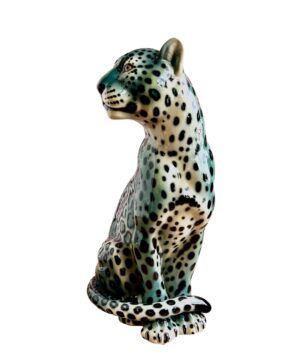JADE PRINCESS 88CM GREEN CLOSED MOUTH LEOPARD